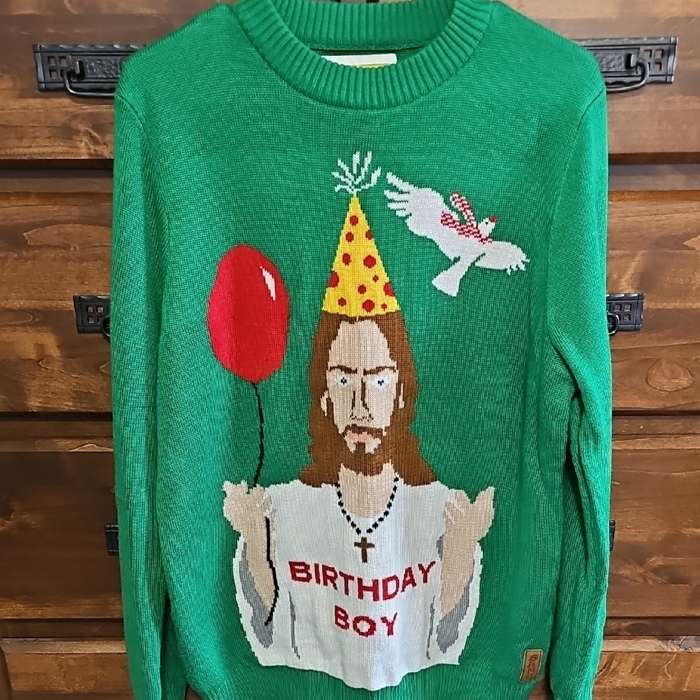 Tipsy Elves Birthday Boy Ugly Christmas Sweater